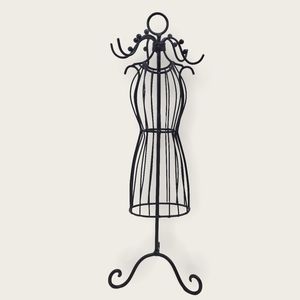 Necklace display rack holder.